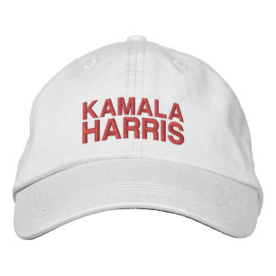 Boné Tipografia moderna rosa quente fúcsia Kamala Harri