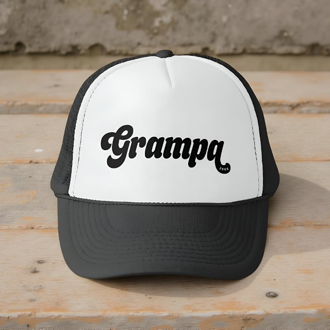 Boné Tipografia Vibe Retro Grampa 20XX  (Criador carregado)