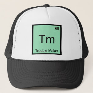 Boné Tm - Símbolo de Elemento Químico Criador de Proble