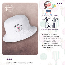 Boné Toca da Meninas de Pickleball Classic Bucket Hat