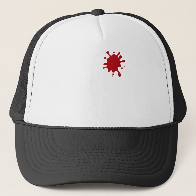 Boné Toca de Caminhoneiro com Logotipo Vermelho Tomate  (Frente)