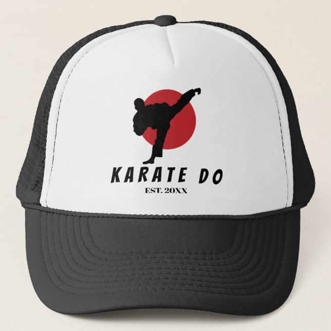 Boné Toca de Torneio de Karatê Artes Marciais (Frente)