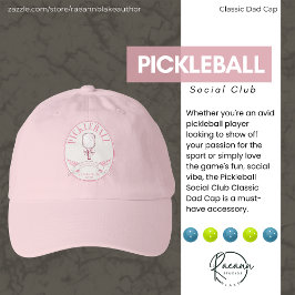 Boné Toca do Clube Social de Pickleball Pai Cap Clássic