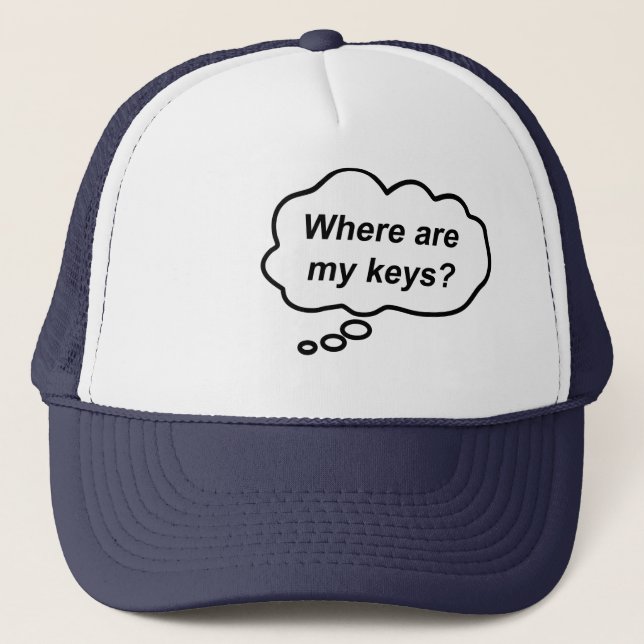 Boné Toca do Pensamento - Onde Estão Minhas Chaves? (Frente)