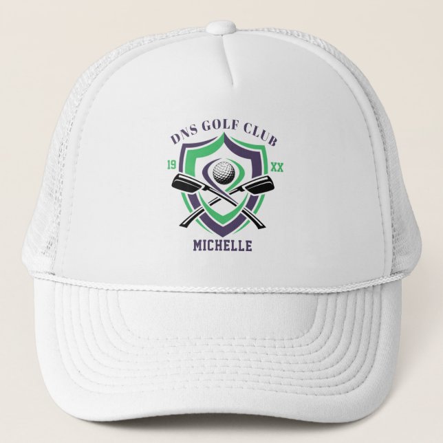 Boné Toca Personalizada Vintage Crest Golf Cap (Frente)