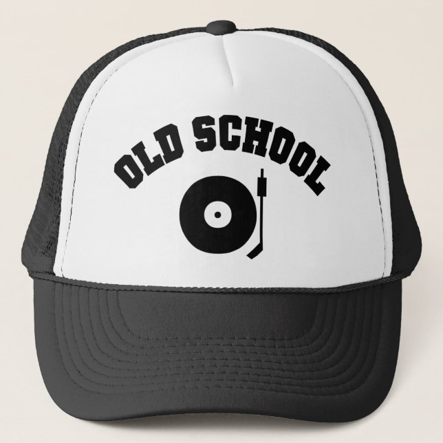 Boné Tocador de Discos de DJ Old School (Frente)