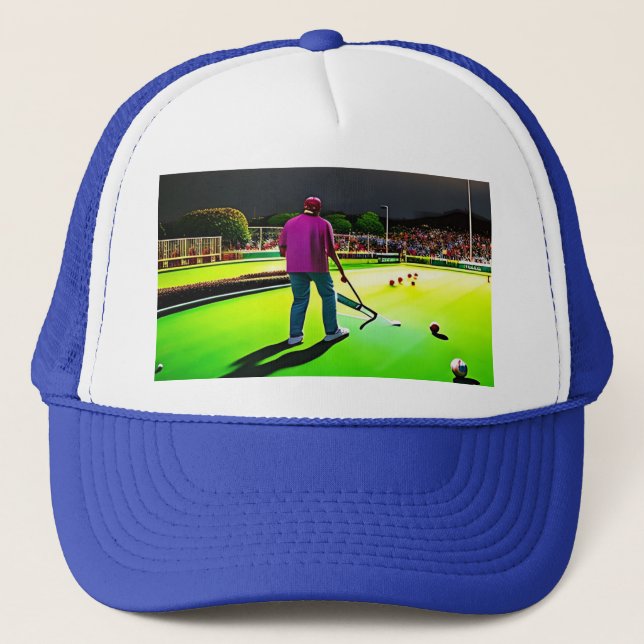 Boné Tocando Twilight Lawn Bowls, Truckers Hat (Frente)