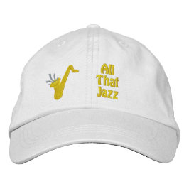 Boné Toda aquela Boina Bordada de Jazz