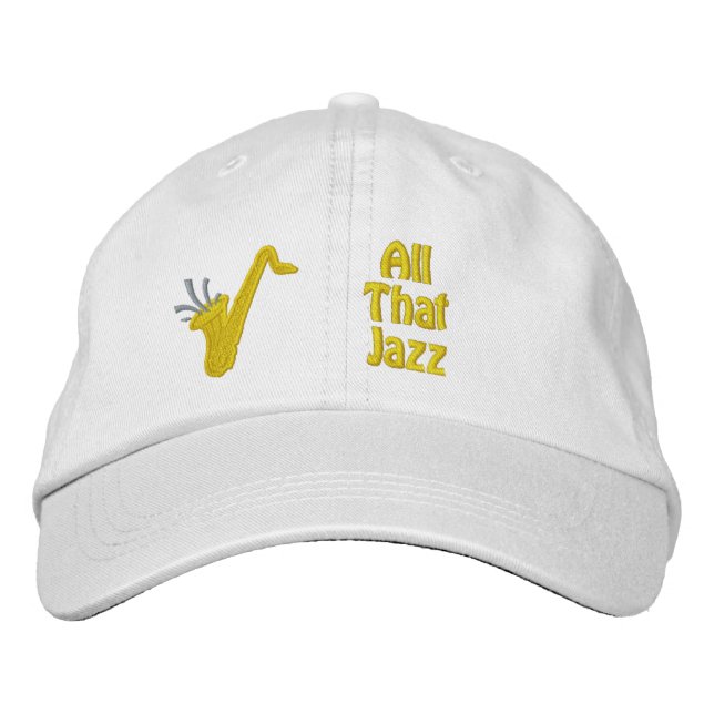 Boné Toda aquela Boina Bordada de Jazz (Frente)