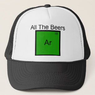 Boné Todas As Cervejas Elemento De Argon Pun T-Shirt