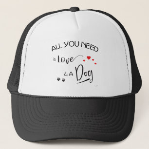 Boné Todo-você-necessidade-estar-Amor-e um cão! Gráf