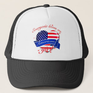 Boné Todos ama uma menina americana