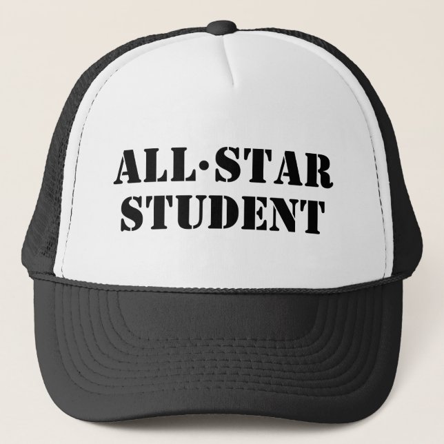 Boné Todos Os ・ Star Student™ Trucker Hat (Personalize! (Frente)