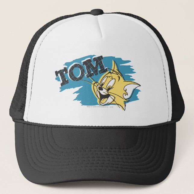 Boné Tom Logotipo Azul e Amarelo (Frente)