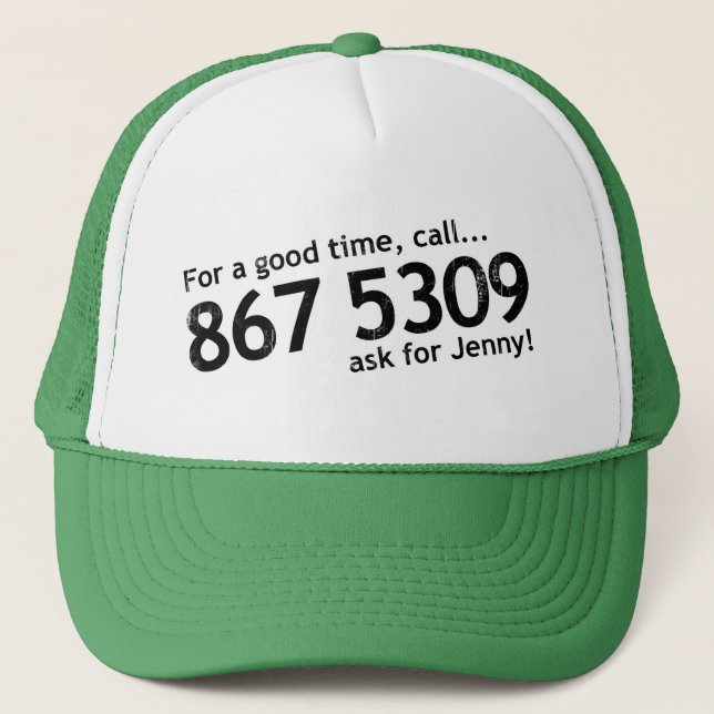 Boné Tommy 867 5309 Tutone (Frente)