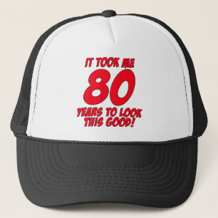 Boné Tomou-me 80 anos para olhar este bom