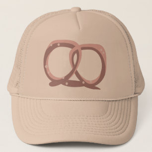Boné Torção de Pretzel Salgado Rosa  