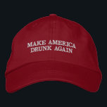 Boné Torne o Bebado Americano Novamente Engraçado<br><div class="desc">Torne O Bebado Americano Novamente Engraçado.</div>