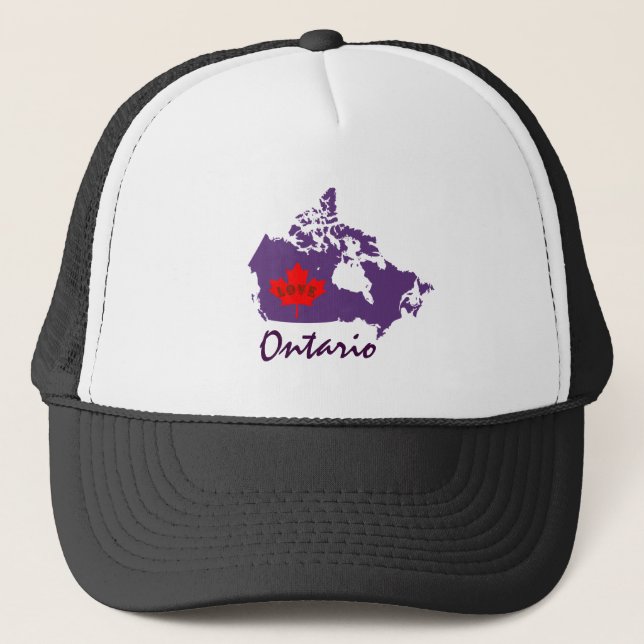 Boné Toronto Ontário personaliza o chapéu de Canadá (Frente)