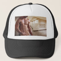 Torso masculino musculoso sem camisa do SlipperyJo