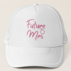 Boné Touca Future Mrs Trucker cor rosa