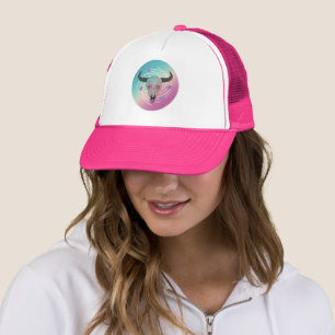 Boné Touro Cor-de-rosa - cabeça-💖 - 💀