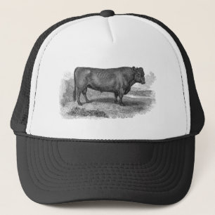 Boné Touros retros da vaca da ilustração de Bull dos