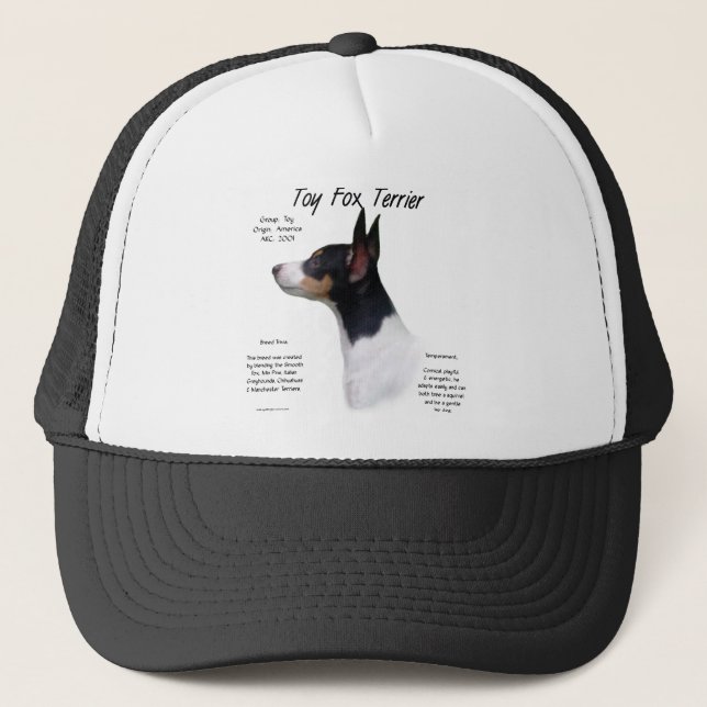 Boné Toy Fox Terrier History Design (Frente)