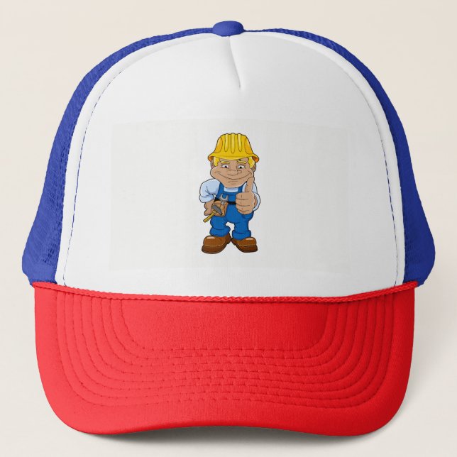 Boné Trabalhador Com Capacete (Frente)