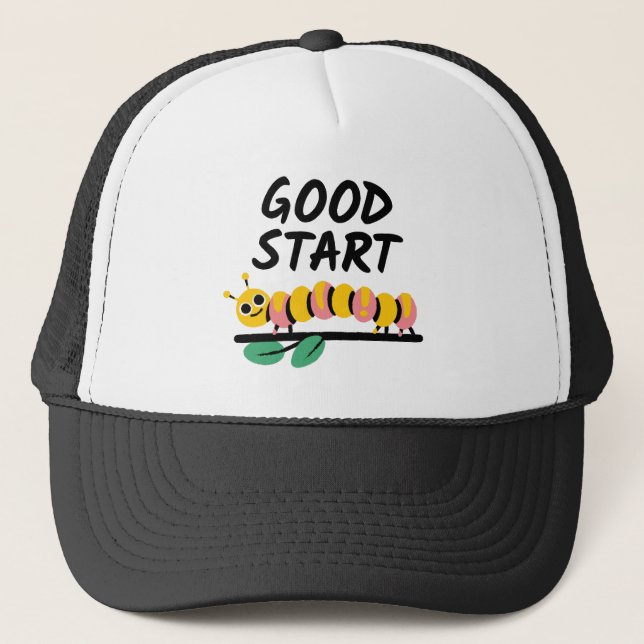 Boné Trabalho Koala-ty Continue praticando Boa motivaçã (Frente)