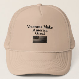 Boné Tracker Hat: Veteranos fazem Excelente na América