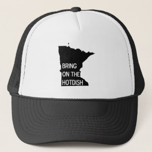 Boné Tragam o Hotdish Funny Minnesota Trucker Hat