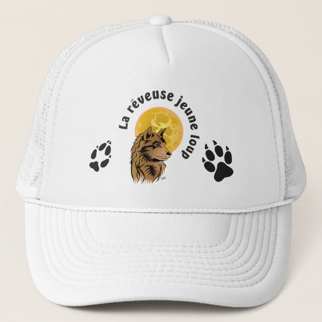 Boné träumendes Wolfsbaby (Frente)