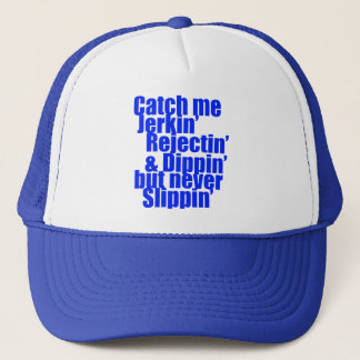 Boné Trave-me azul do JERKIN
