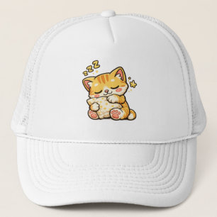 Boné Travesseiro de Gato Sonolento Fofo
