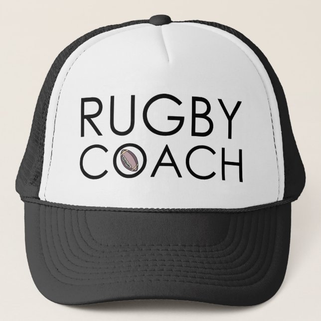 Boné Treinador do rugby (Frente)
