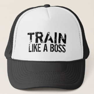 Boné Trem como um exercício do GYM do chefe