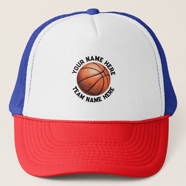 Boné Trendy Basball adicione seu nome personalizado (Frente)