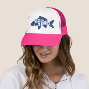 Boné Trendy Bohemian Floral Fish