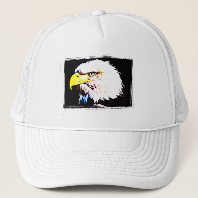 Boné Trendy Eagle Head Pop Art Moderno Elegante Modelo (Frente)