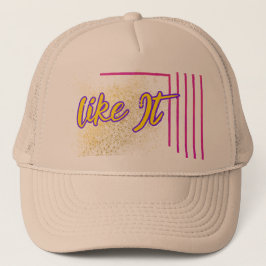 Boné Trendy Trucker Hat Design para Homens no Zazzle