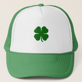 Boné Trevo de Quatro Folhas Verde Irlandês Sortudo