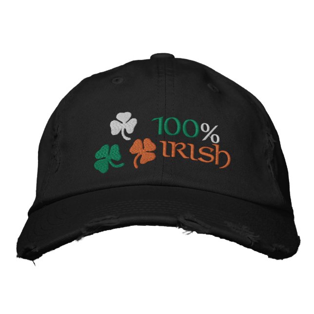 Boné Trevos Irlandeses 100 Porcento (Frente)