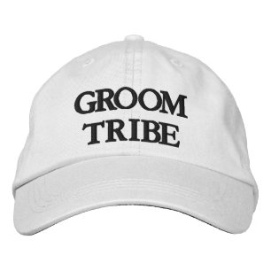 Boné Tribo Chic Groom preto e branco
