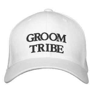 Boné Tribo Chic Groom preto e branco