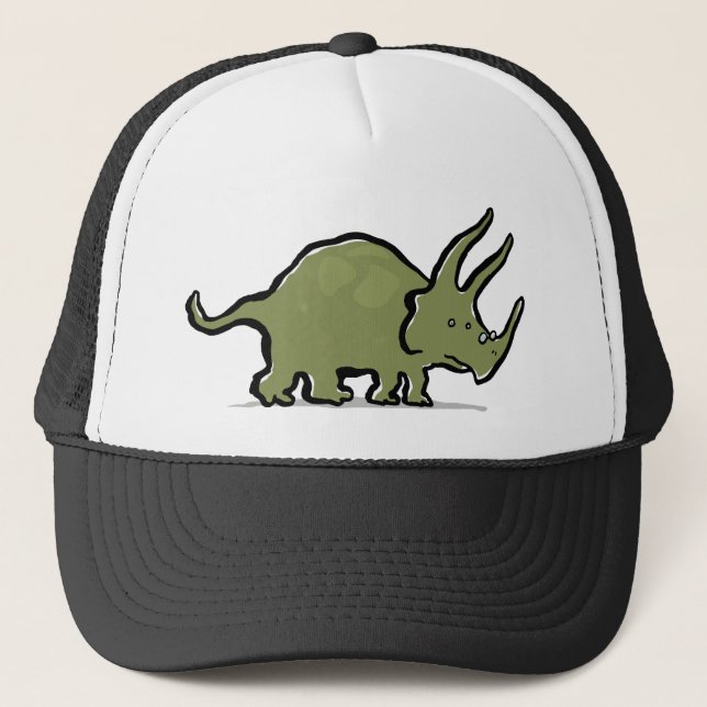 Boné triceratops que veste vidros (Frente)
