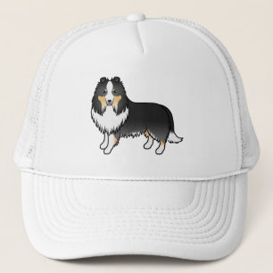 Boné Tricolor Shetland Sheepdog Sheltie Dog