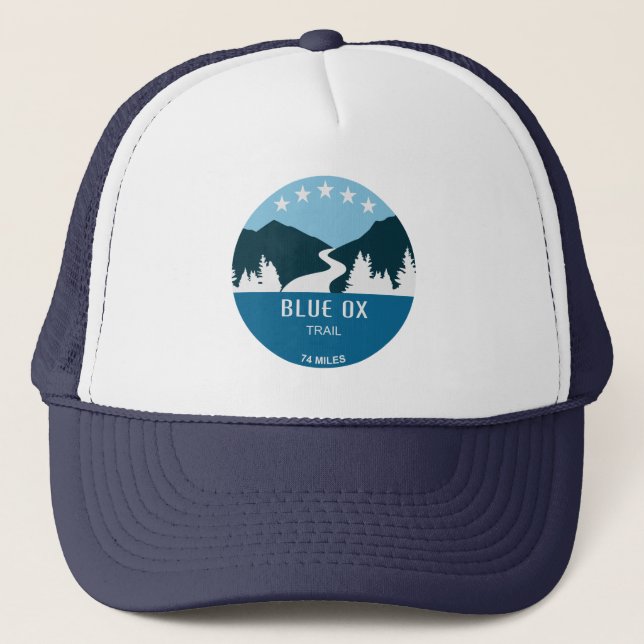 Boné Trilha de Ox Azul (Frente)