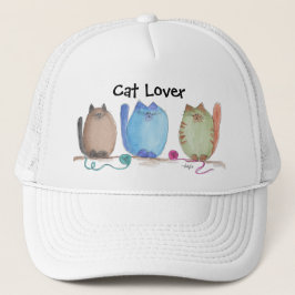 Boné Trío de Gatinhos