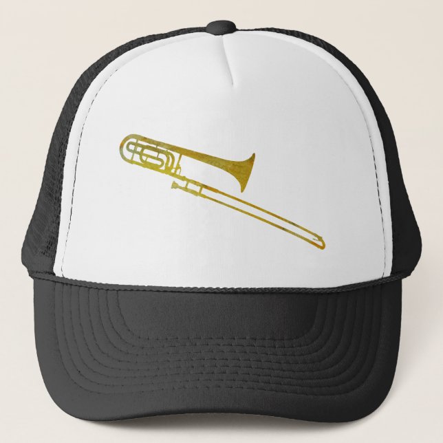Boné Trombone dourado (Frente)